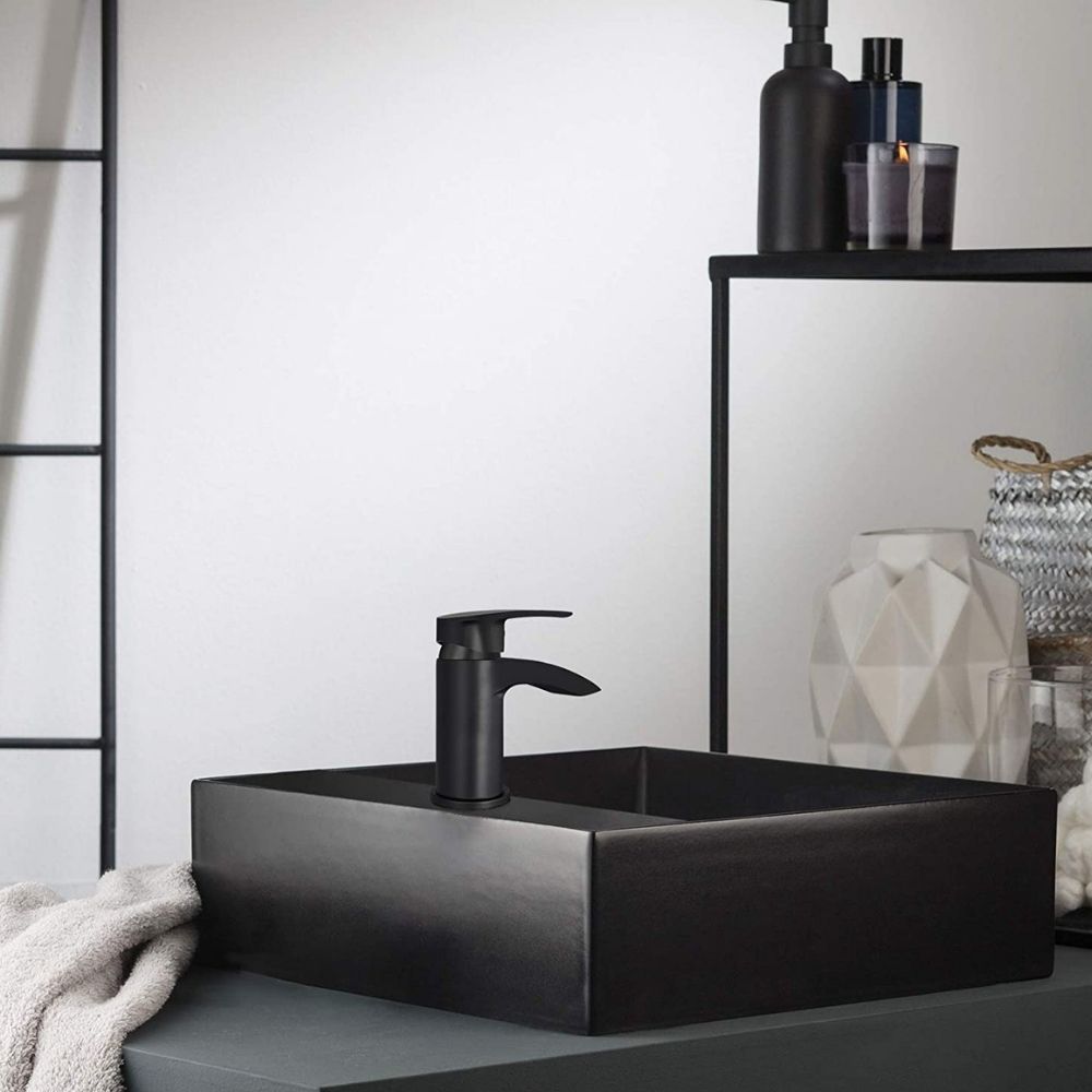 buy bathroom sink taps black colour