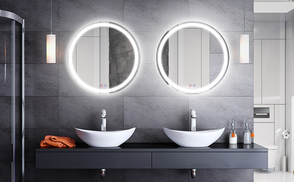 Round Bathroom Mirror