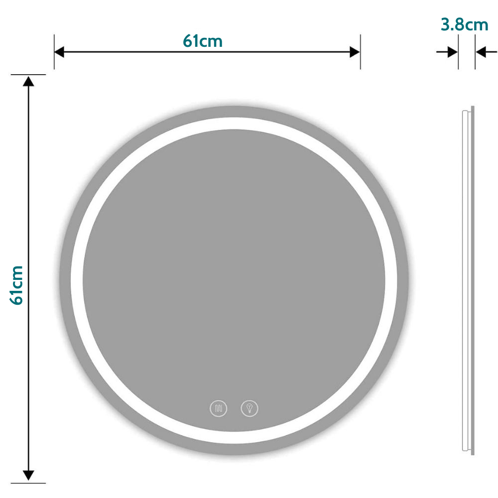 Round Bathroom Mirror